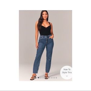 Curve Love high Rise Mom Jeans